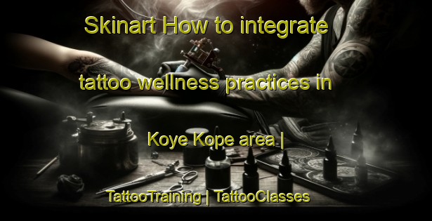 Skinart How to integrate tattoo wellness practices in Koye Kope area | TattooTraining | TattooClasses | SkinartTraining-Togo